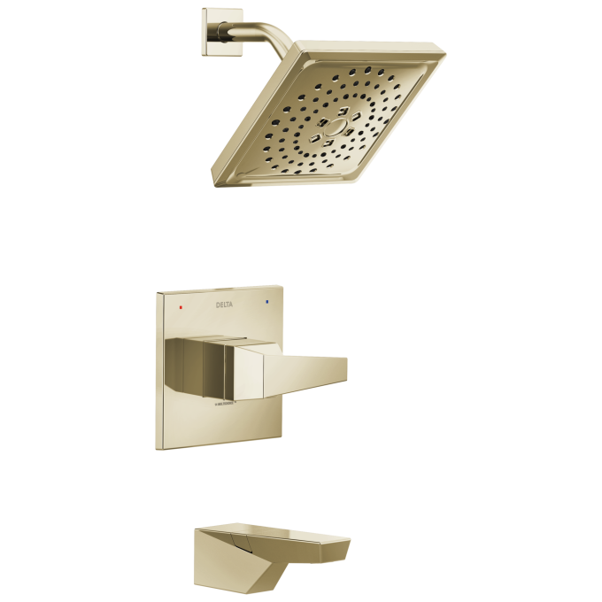 DELTA Trillian 14 Series H2Okinetic Tub Shower Trim — Lumicoat® Polished Nickel