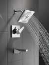 DELTA Trillian 14 Series H2Okinetic Tub Shower Trim — Lumicoat® Chrome