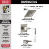 DELTA Trillian 14 Series H2Okinetic Tub Shower Trim — Lumicoat® Stainless