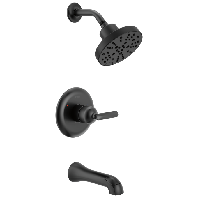 DELTA Bonacci 14 Series Tub Shower Trim — Matte Black