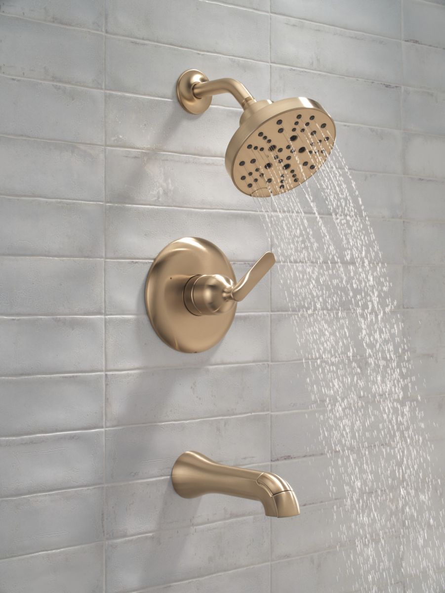 DELTA Bonacci 14 Series Tub Shower Trim — Lumicoat® Champagne Bronze