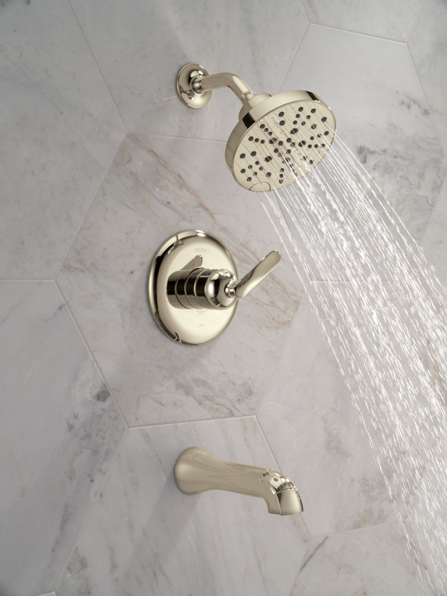 DELTA Bonacci 14 Series Tub Shower Trim — Lumicoat® Polished Nickel