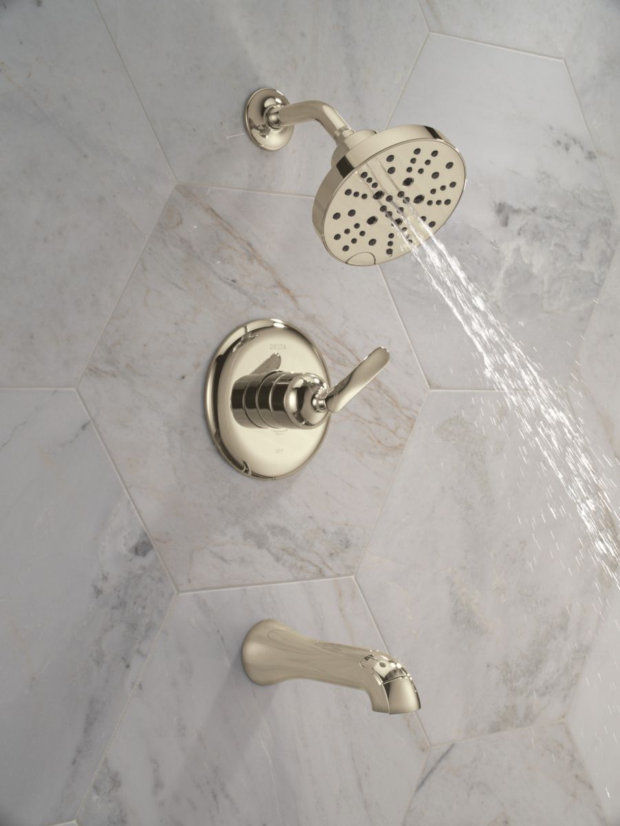 DELTA Bonacci 14 Series Tub Shower Trim — Lumicoat® Polished Nickel