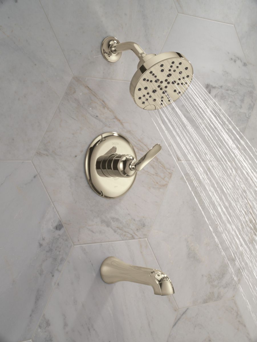 DELTA Bonacci 14 Series Tub Shower Trim — Lumicoat® Polished Nickel