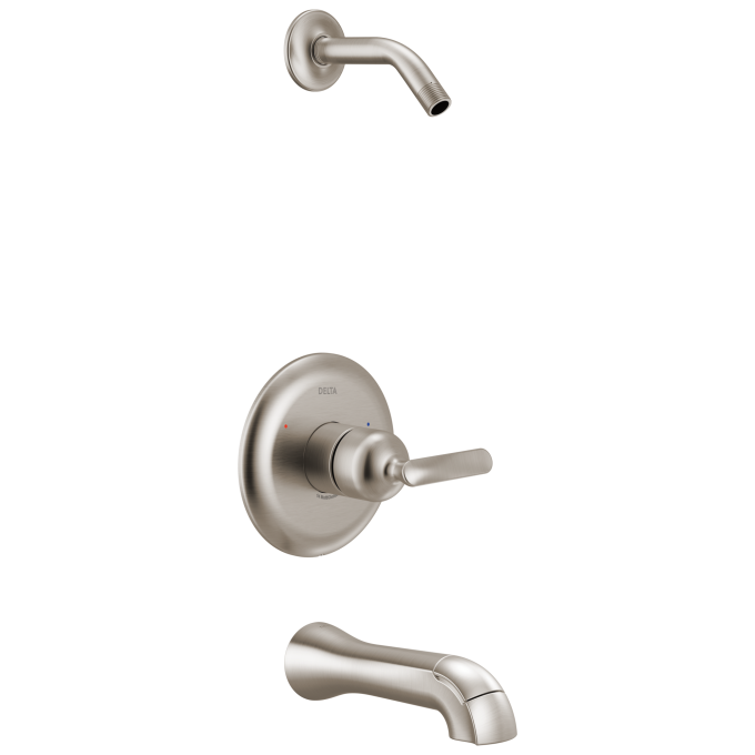 DELTA Bonacci 14 Series Tub Shower Trim - Less Head — Lumicoat® Stainless