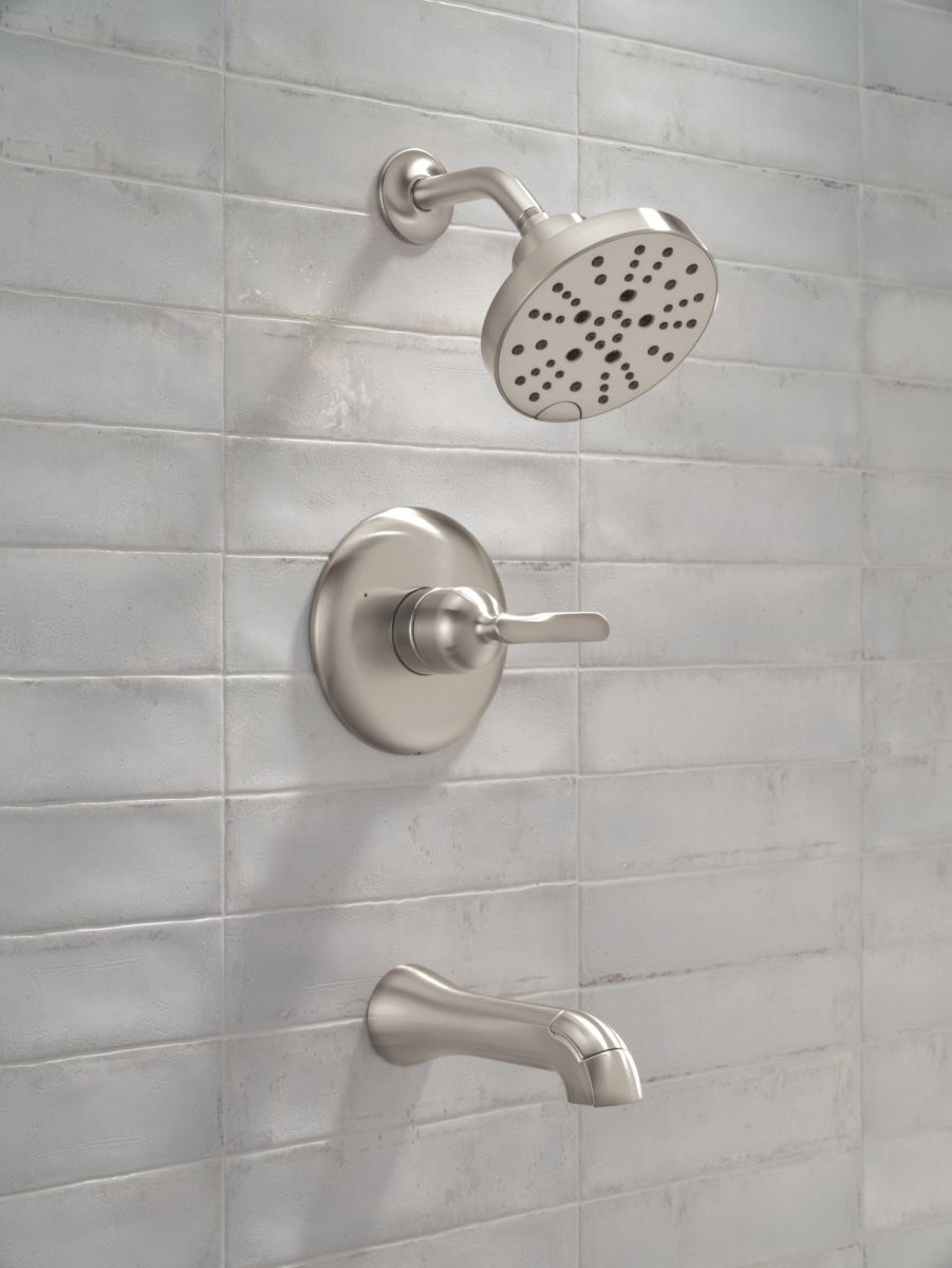DELTA Bonacci 14 Series Tub Shower Trim — Lumicoat® Stainless