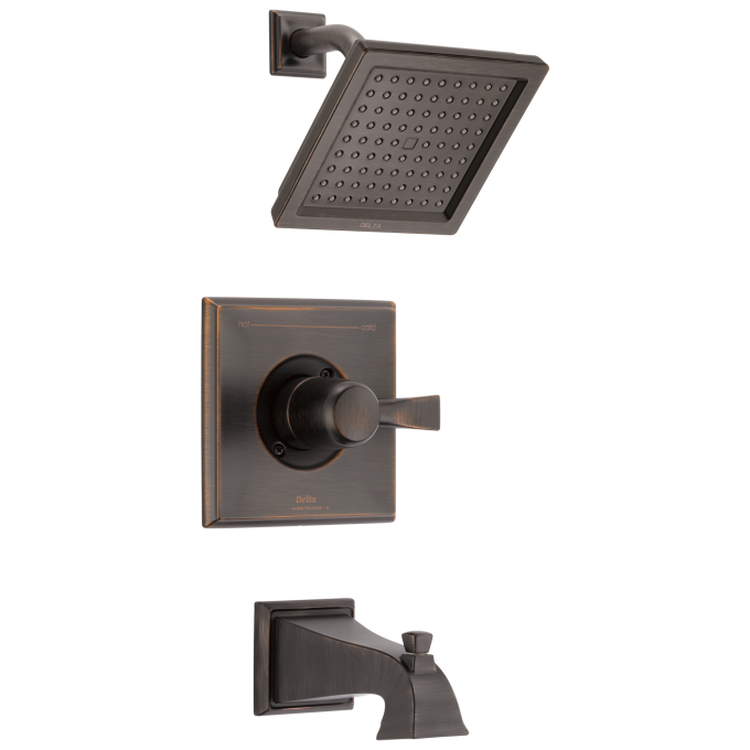 DELTA Dryden Monitor 14 Series Tub & Shower Trim — Venetian Bronze