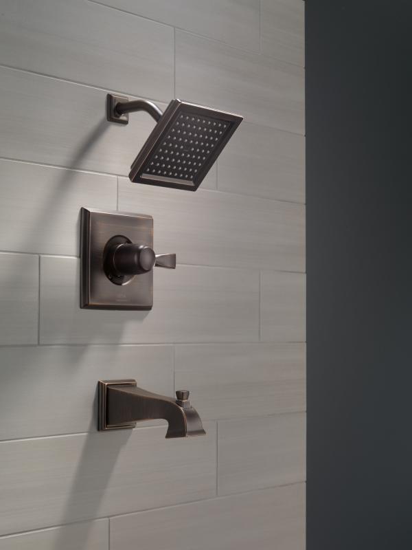 DELTA Dryden Monitor 14 Series Tub & Shower Trim — Venetian Bronze