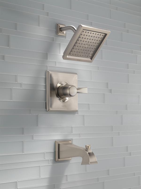 DELTA Dryden Monitor 14 Series Tub & Shower Trim — Stainless