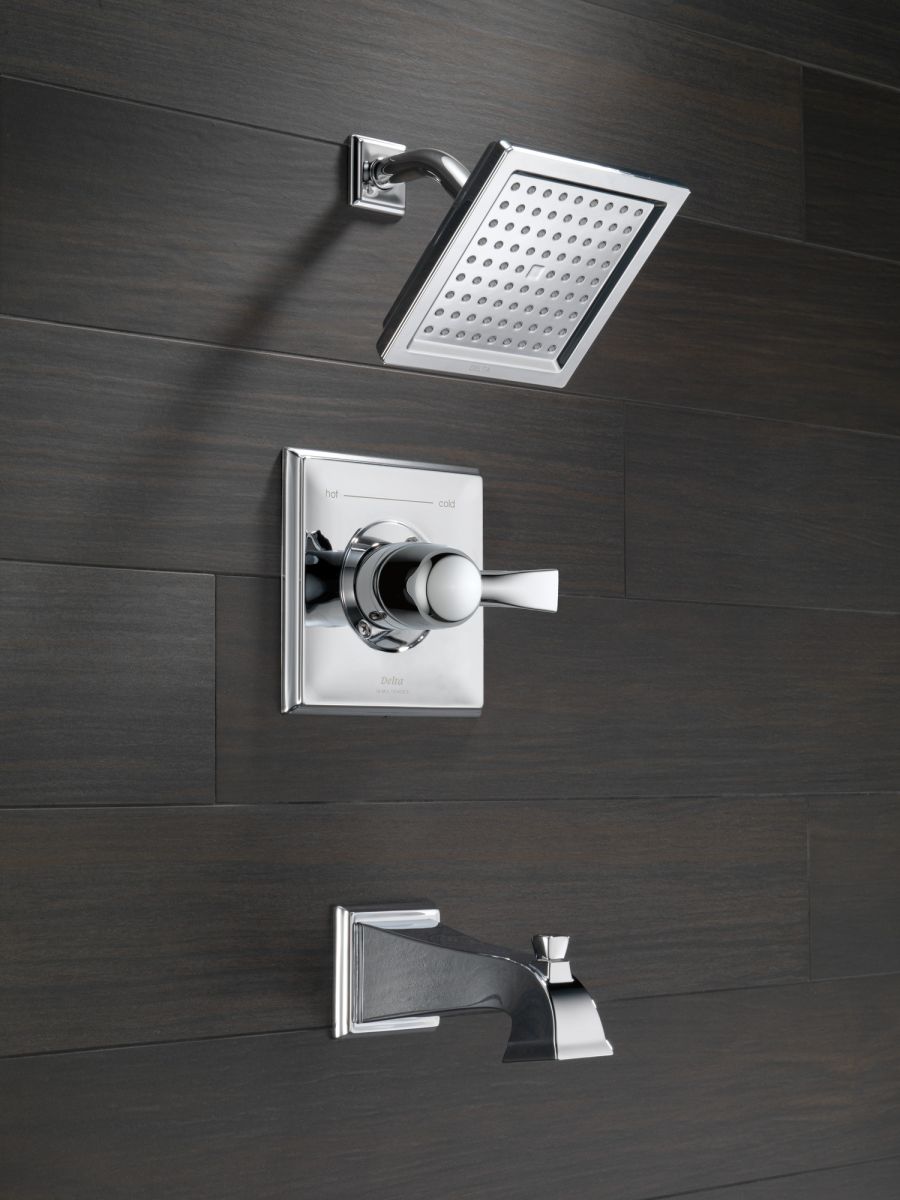 DELTA Dryden Monitor 14 Series Tub & Shower Trim — Chrome