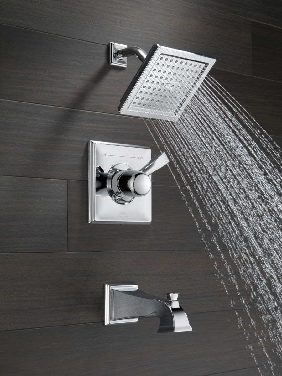 DELTA Dryden Monitor 14 Series Tub & Shower Trim — Chrome