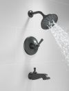 DELTA Dorval Monitor 14 Series Shower Trim - Less Handle — Matte Black