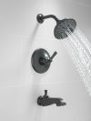DELTA Dorval Monitor 14 Series Shower Trim - Less Handle — Matte Black