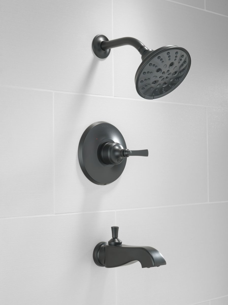 DELTA Dorval Monitor 14 Series Shower Trim - Less Handle — Matte Black