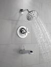 DELTA Dorval Handle - Volume FM Tub Filler/ 14S — Chrome