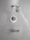 DELTA Dorval Handle - Volume FM Tub Filler/ 14S — Chrome