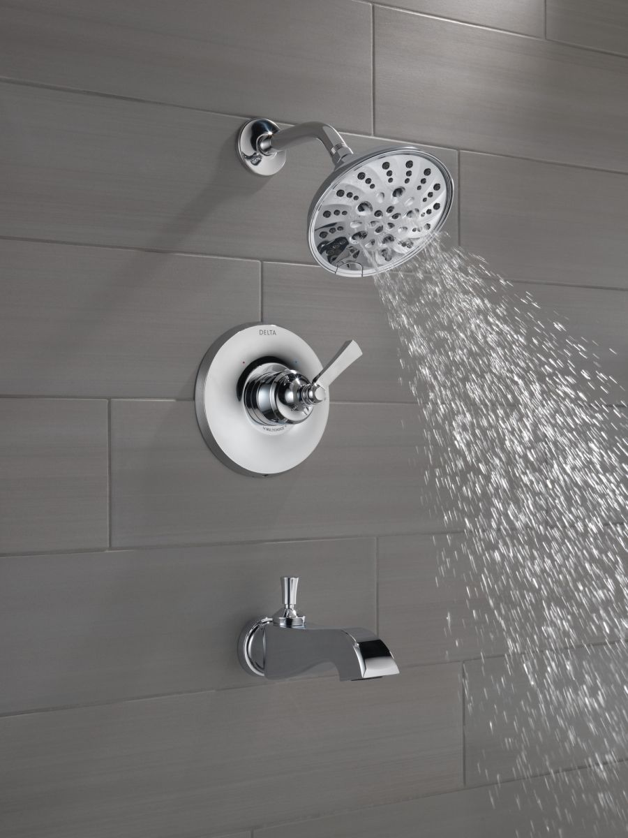 DELTA Dorval Monitor 14 Series Shower Trim - Less Handle — Chrome