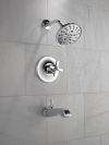 DELTA Dorval Handle - Volume FM Tub Filler/ 14S — Chrome