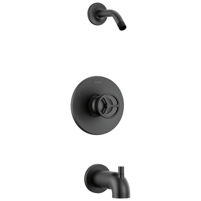 DELTA Trinsic Tub Shower Trim Less Shower Head — Matte Black