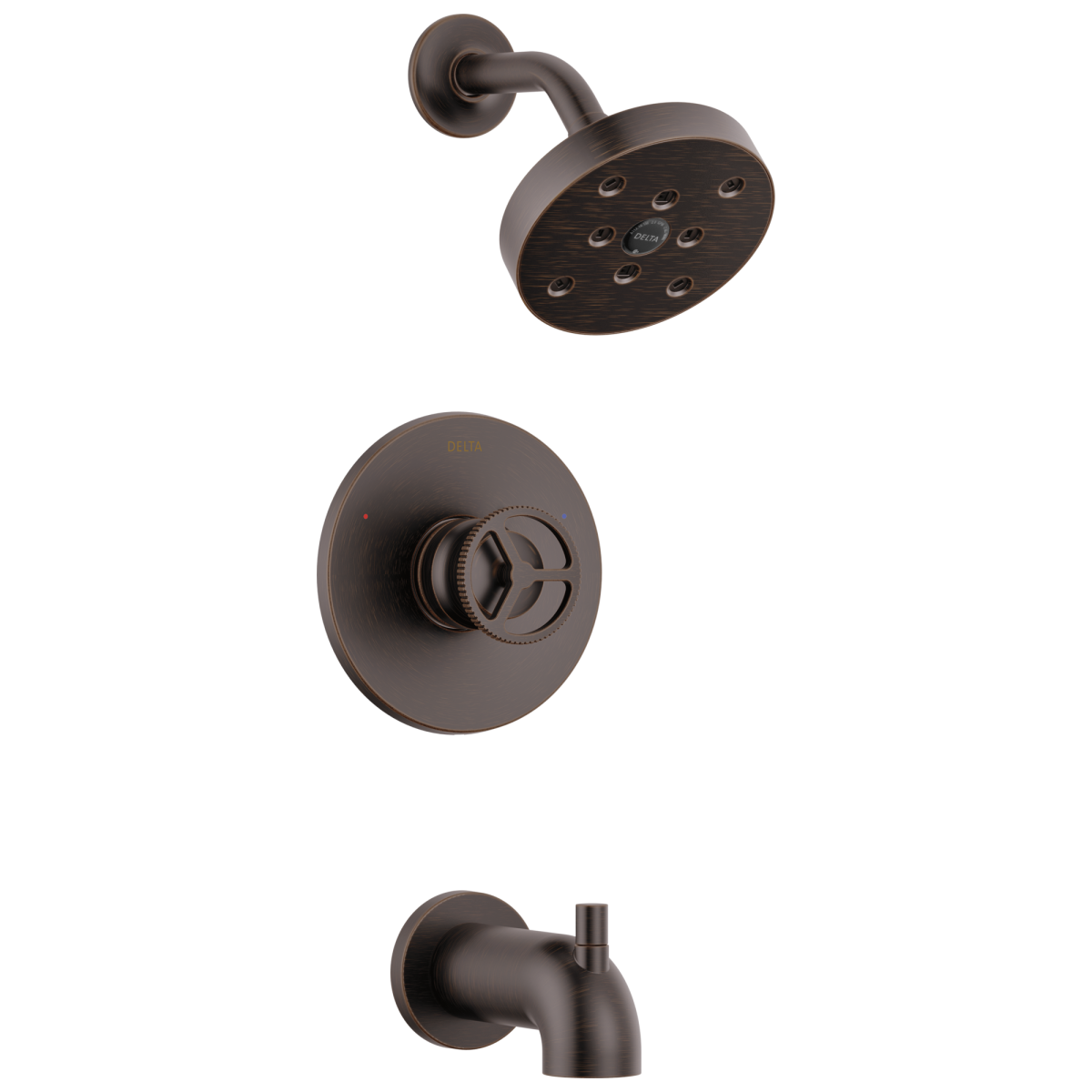 DELTA Trinsic H2OKINETIC Tub Shower Trim — Venetian Bronze