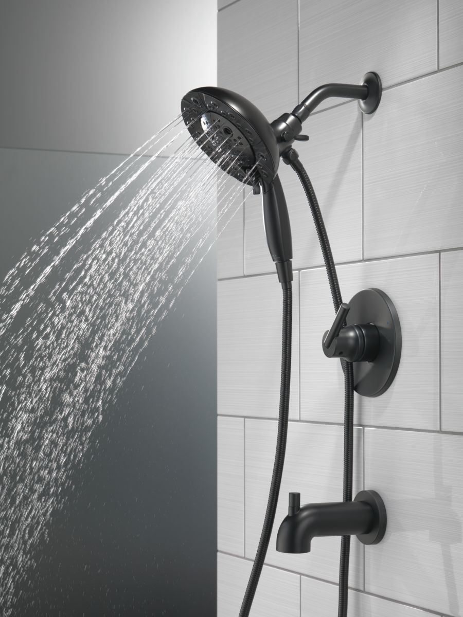 DELTA Trinsic Monitor 14 Series Tub & Shower Trim - Less Head — Matte Black