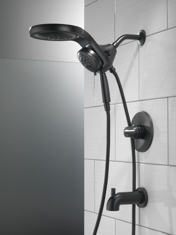 DELTA Trinsic Monitor 14 Series Tub & Shower Trim - Less Head — Matte Black