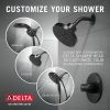 DELTA Trinsic Monitor 14 Series Tub & Shower Trim - Less Head — Matte Black