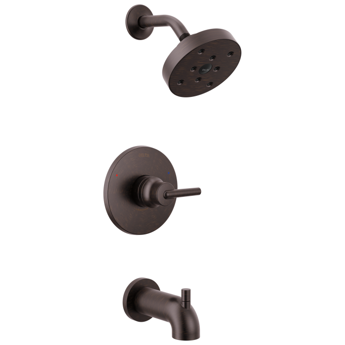 DELTA Trinsic Monitor 14 Series H2OKINETIC Tub & Shower Trim — Venetian Bronze