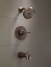 DELTA Trinsic Monitor 14 Series H2OKINETIC Tub & Shower Trim — Venetian Bronze