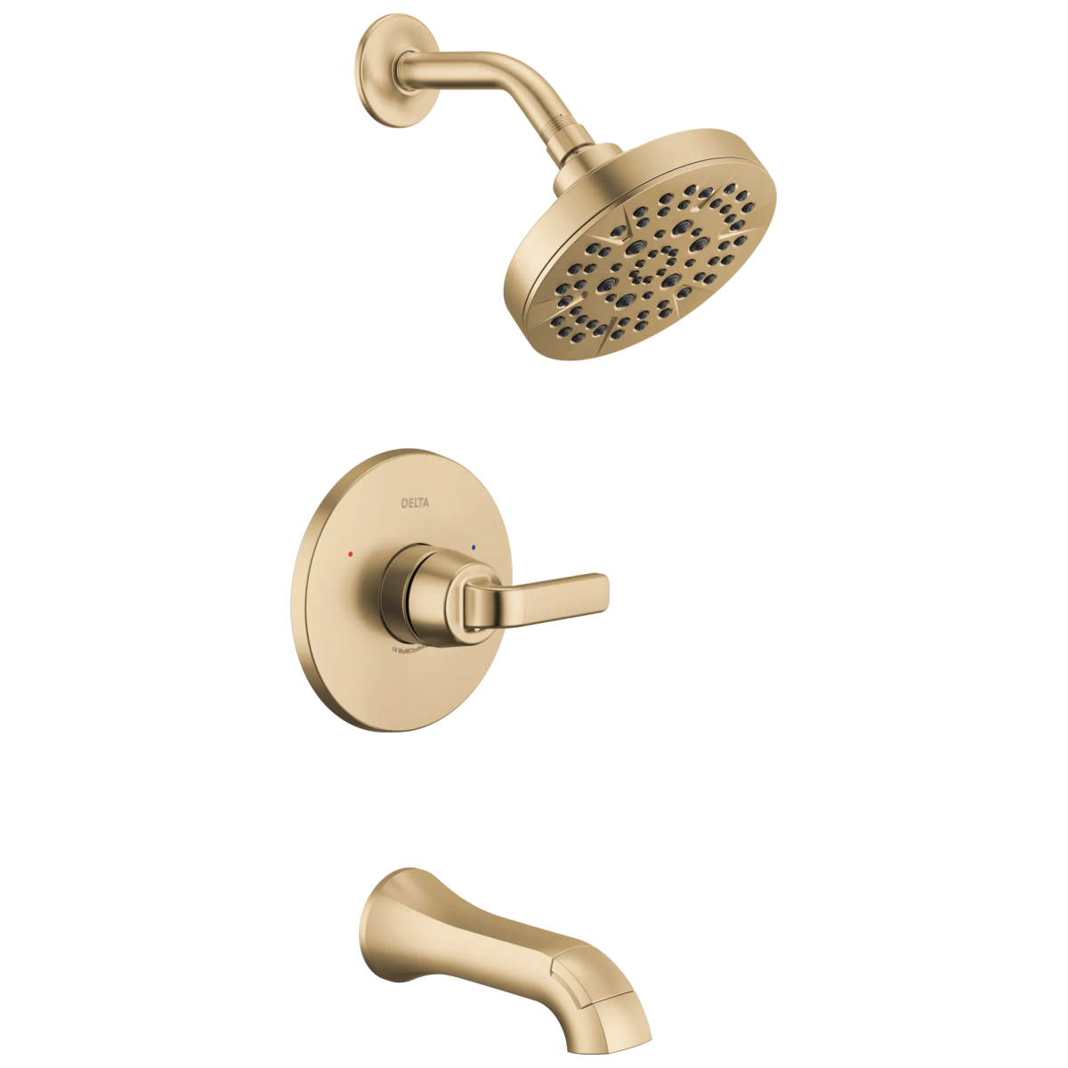 DELTA Lineax Monitor 14 Series Tub & Shower Trim — Champagne Bronze