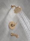 DELTA Lineax Monitor 14 Series Tub & Shower Trim — Champagne Bronze