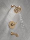 DELTA Lineax Monitor 14 Series Tub & Shower Trim — Champagne Bronze