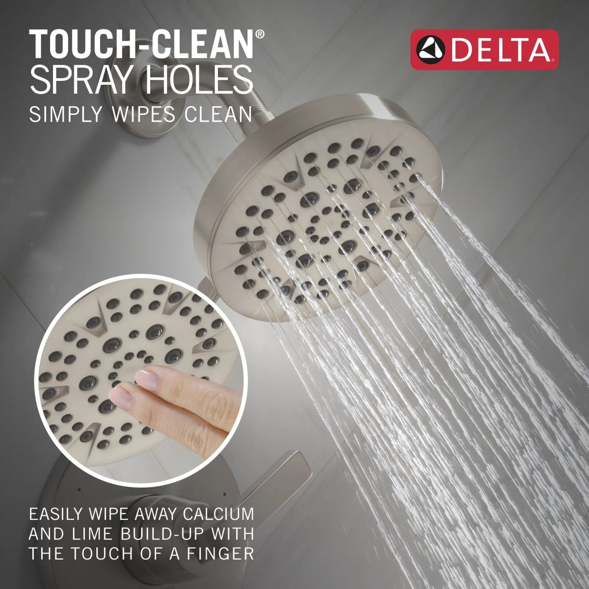 DELTA Lineax Monitor 14 Series Tub & Shower Trim — Stainless