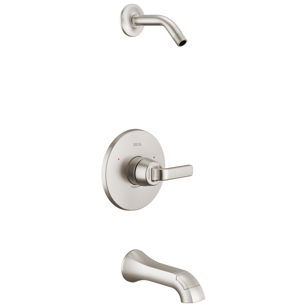 DELTA Lineax Monitor 14 Series Tub & Shower Trim Less Head — Stainless