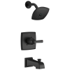 DELTA Ashlyn Monitor 14 Series Tub and Shower Trim — Matte Black