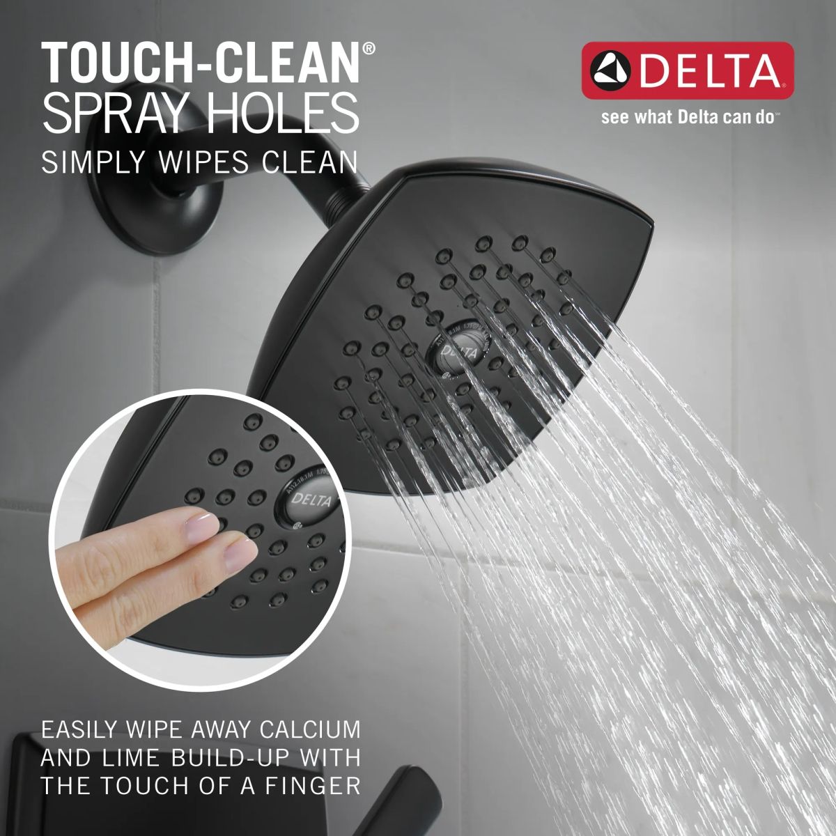 DELTA Ashlyn Monitor 14 Series Tub and Shower Trim — Matte Black