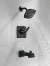 DELTA Ashlyn Monitor 14 Series Tub and Shower Trim — Matte Black