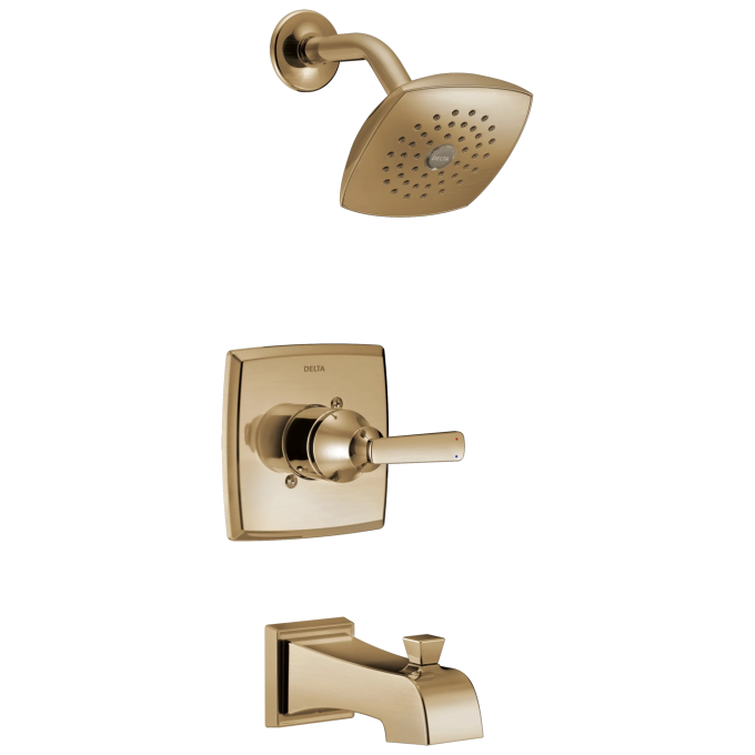 DELTA Ashlyn Monitor 14 Series Tub and Shower Trim — Champagne Bronze