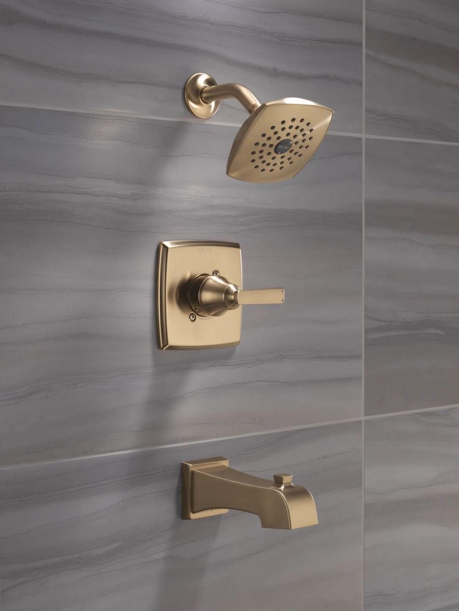DELTA Ashlyn Monitor 14 Series Tub and Shower Trim — Champagne Bronze