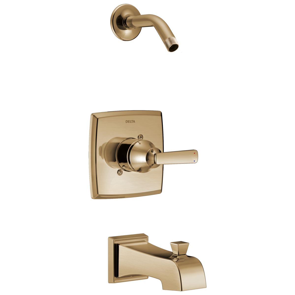 DELTA Ashlyn Monitor 14 Series Tub and Shower Trim - Less Head — Champagne Bronze