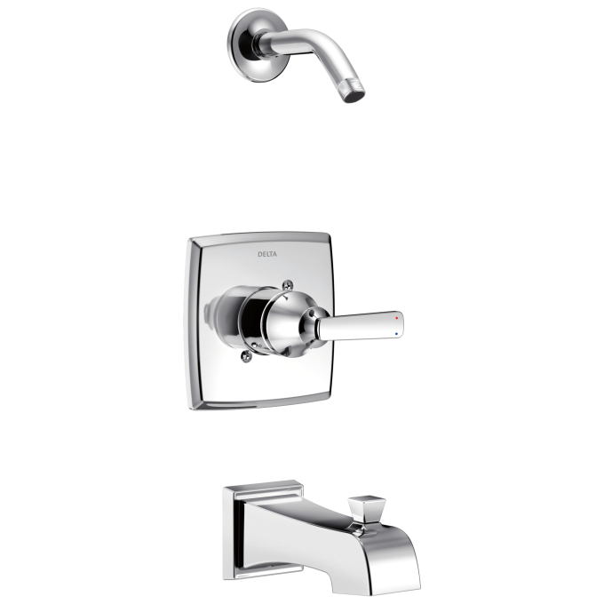 DELTA Ashlyn Monitor 14 Series Tub & Shower Trim - Less Head — Chrome