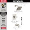 DELTA Modern Monitor 14 Series Tub & Shower Trim — Stainless