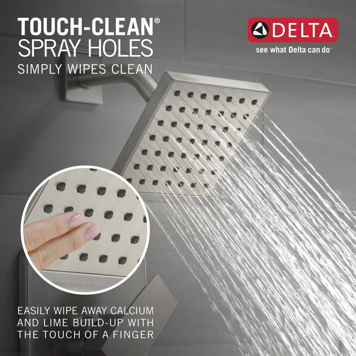DELTA Modern Monitor 14 Series Tub & Shower Trim — Stainless