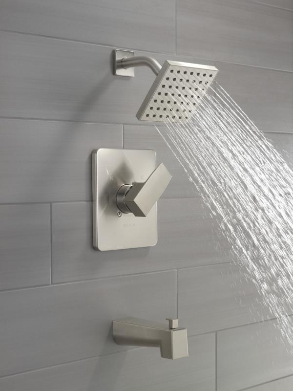 DELTA Modern Monitor 14 Series Tub & Shower Trim — Stainless
