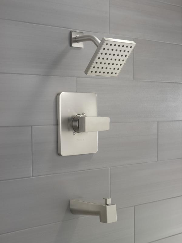 DELTA Modern Monitor 14 Series Tub & Shower Trim — Stainless