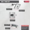 DELTA Ara Monitor 14 Series H2OKINETIC Tub & Shower Trim — Chrome