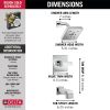 DELTA Ara Monitor 14 Series H2OKINETIC Tub & Shower Trim — Chrome