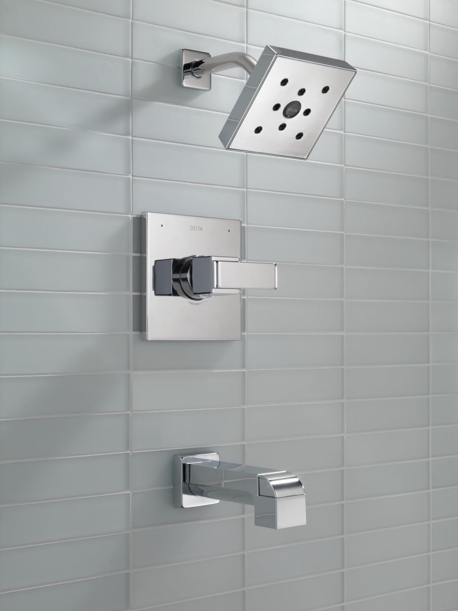DELTA Ara Monitor 14 Series H2OKINETIC Tub & Shower Trim — Chrome