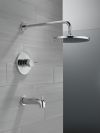 DELTA Modern Monitor 14 Series Tub & Shower Trim — Chrome