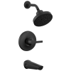 DELTA Galeon 14S Tub Shower Trim with H2OKinetic — Matte Black